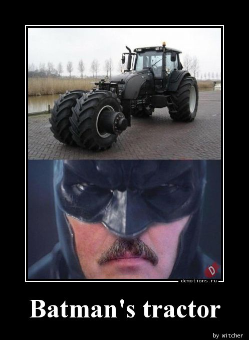 Batman's tractor